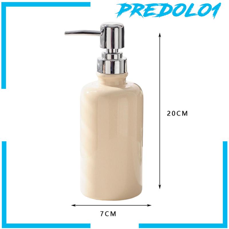 [Predolo1] Dispenser Sabun Dengan Pompa 380ml Wadah Cair Untuk Lotion Farmhouse Shampoo