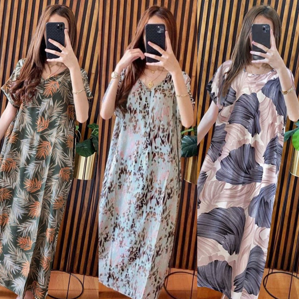 Baju Daster Panjang Longdres Motif Daily