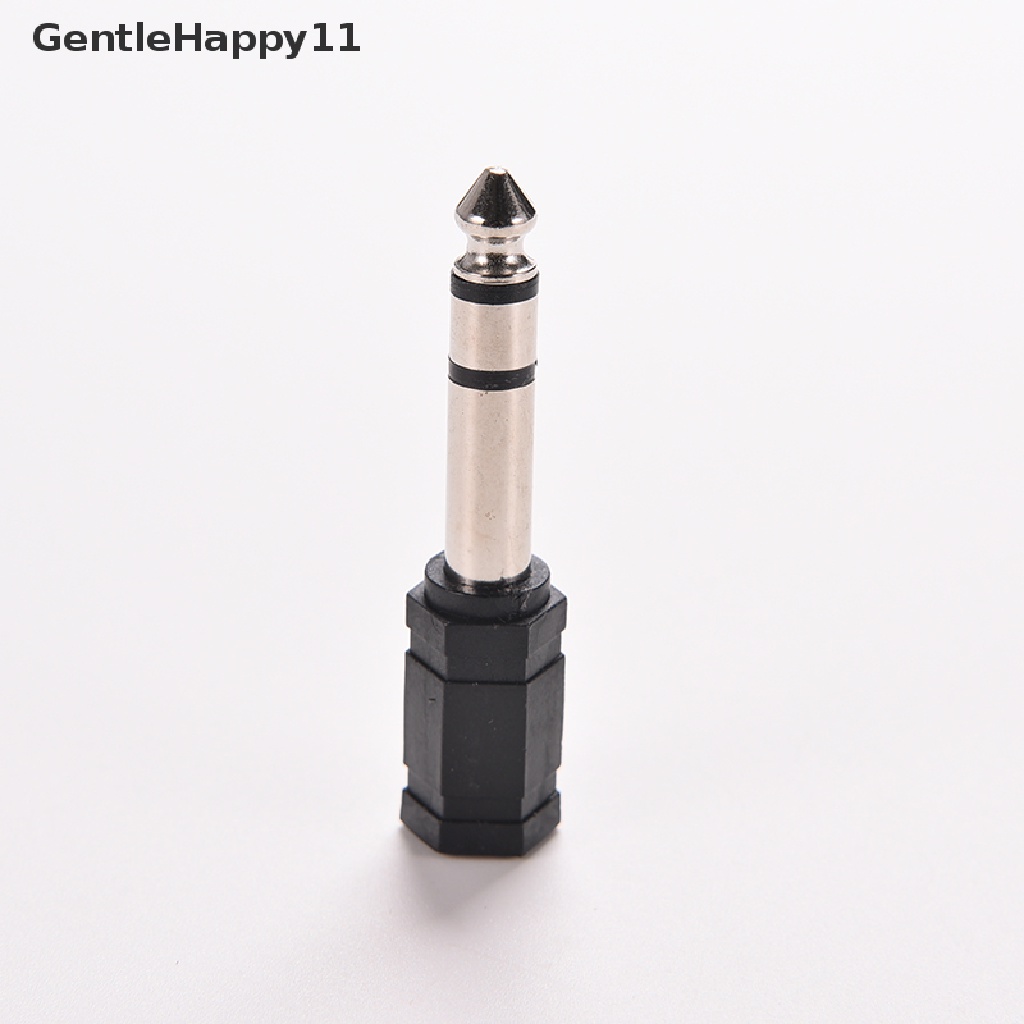 Gentlehappy 1Pcs 6.5mm 1per4 Male to 3.5mm 1per8 Female Stereo Audio Mic Plug Adapter Jack Mini Konverter Adaptor Jack Mic Audio Stereo 6.5mm 1per4 Male to 3.5mm 1per8 Female New 3.