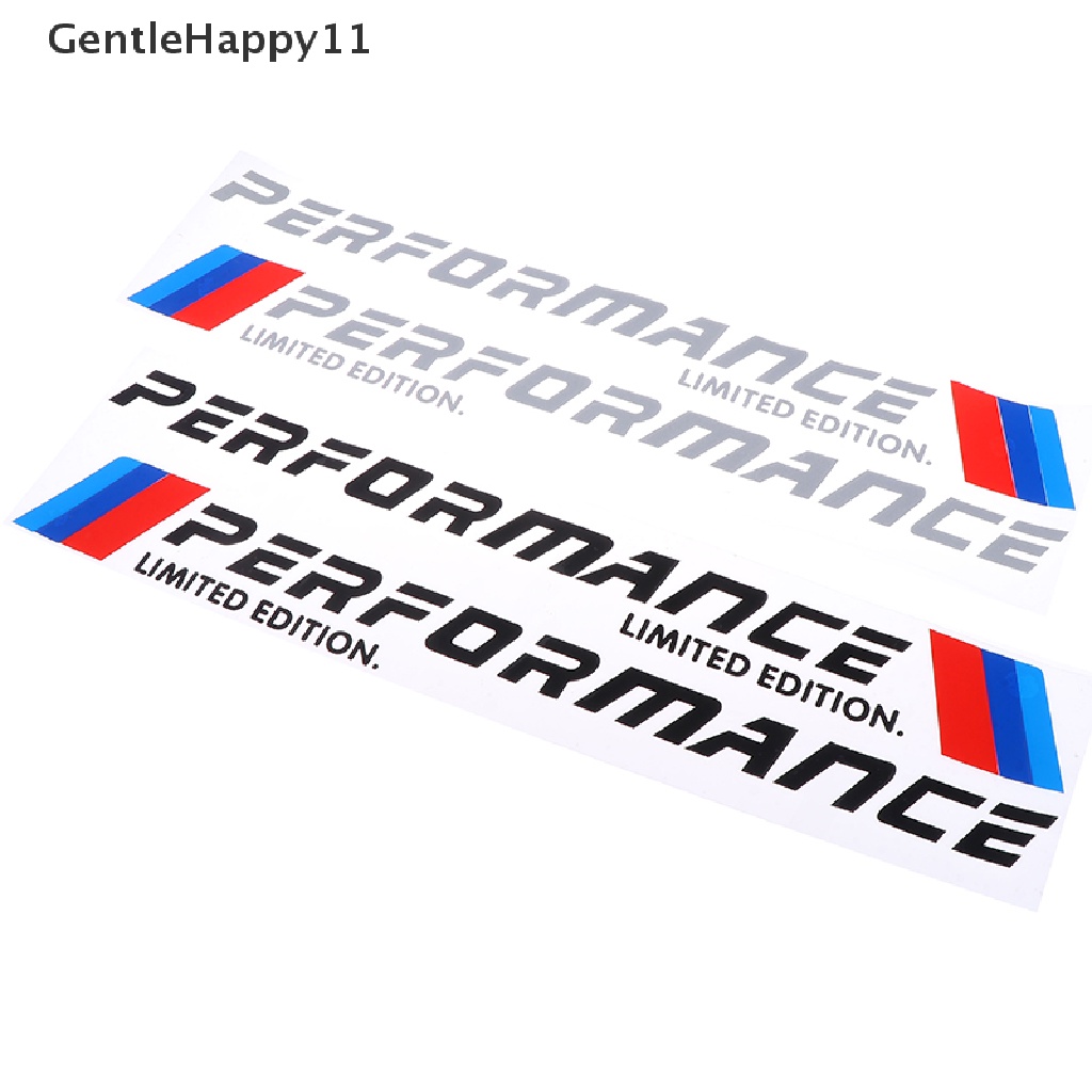 Gentlehappy 2PCS Stiker Styling Mobil M Performance Limited Edition Pintu Samping Reflektif id