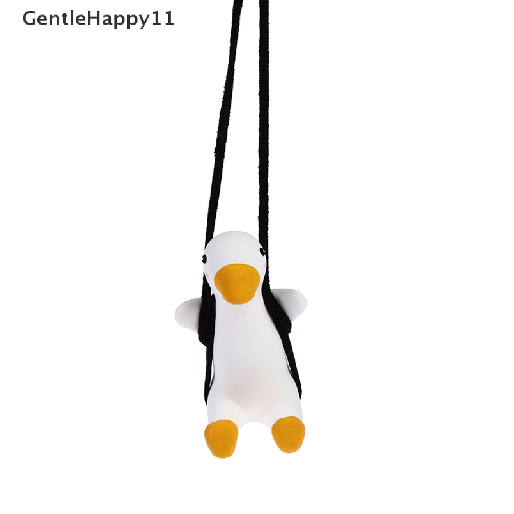 Gentlehappy Hiasan Liontin Mobil Bebek Kecil Yang Lucu Bebek Swing Auto Spion Pendant id