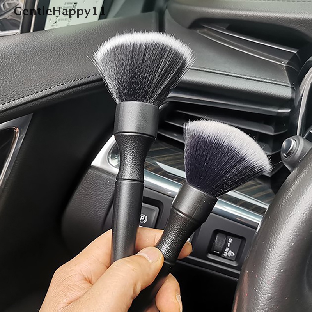 Gentlehappy Sikat Pembersih Portable Ultra Soft Alat Detailing Rambut Dashboard Kondisi Udara id