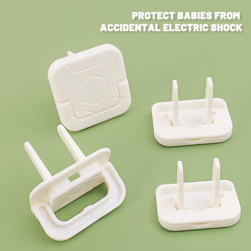 2per3lubang Anak Listrik Shock-proof ABS Penutup Pelindung Soket Dengan Pegangan/Pengaman Insulasi Pengaman Colokan Listrik Praktis Nyaman