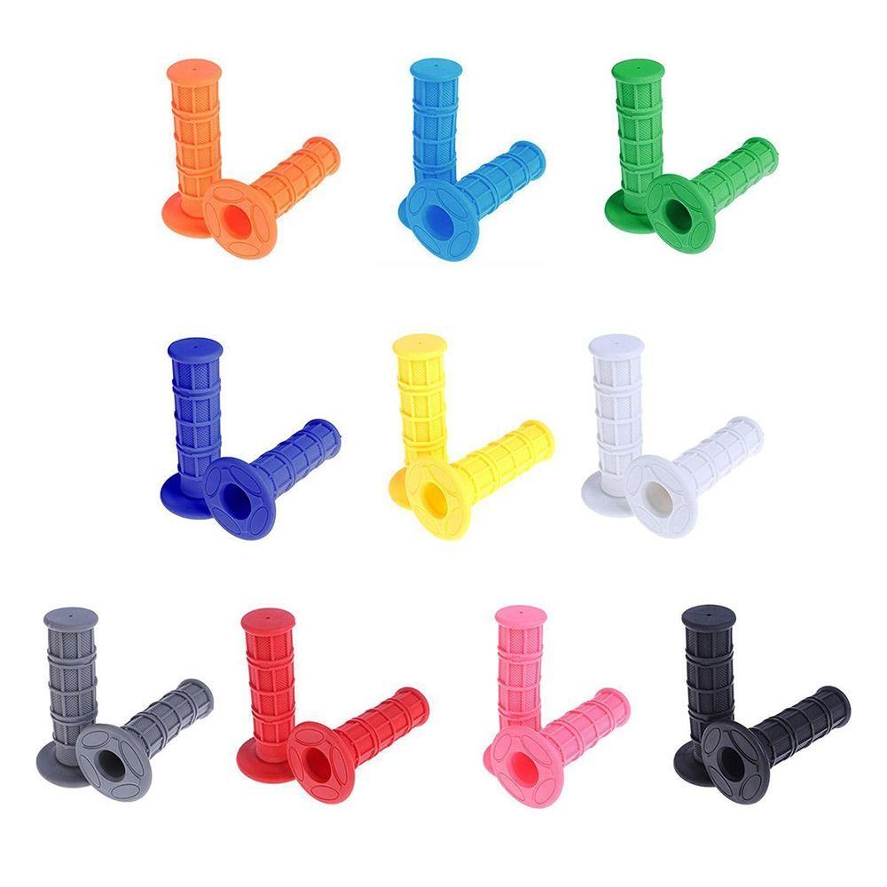 R-FLOWER 1pasang Motor Hand Grips Universal Sepeda Roda Tiga Skateboard Scooter Aksesoris Handle Stang Grips