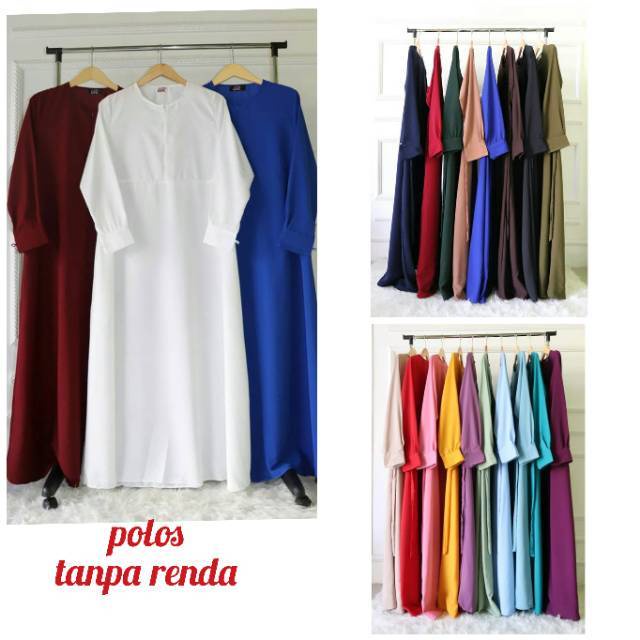 GAMIS POLOS WOLFIS AR WARNA HITAM PUTIH MILO HIJAU ARMI BIRU PINK LILAC KUNING MUSTARD NAVY COKLAT