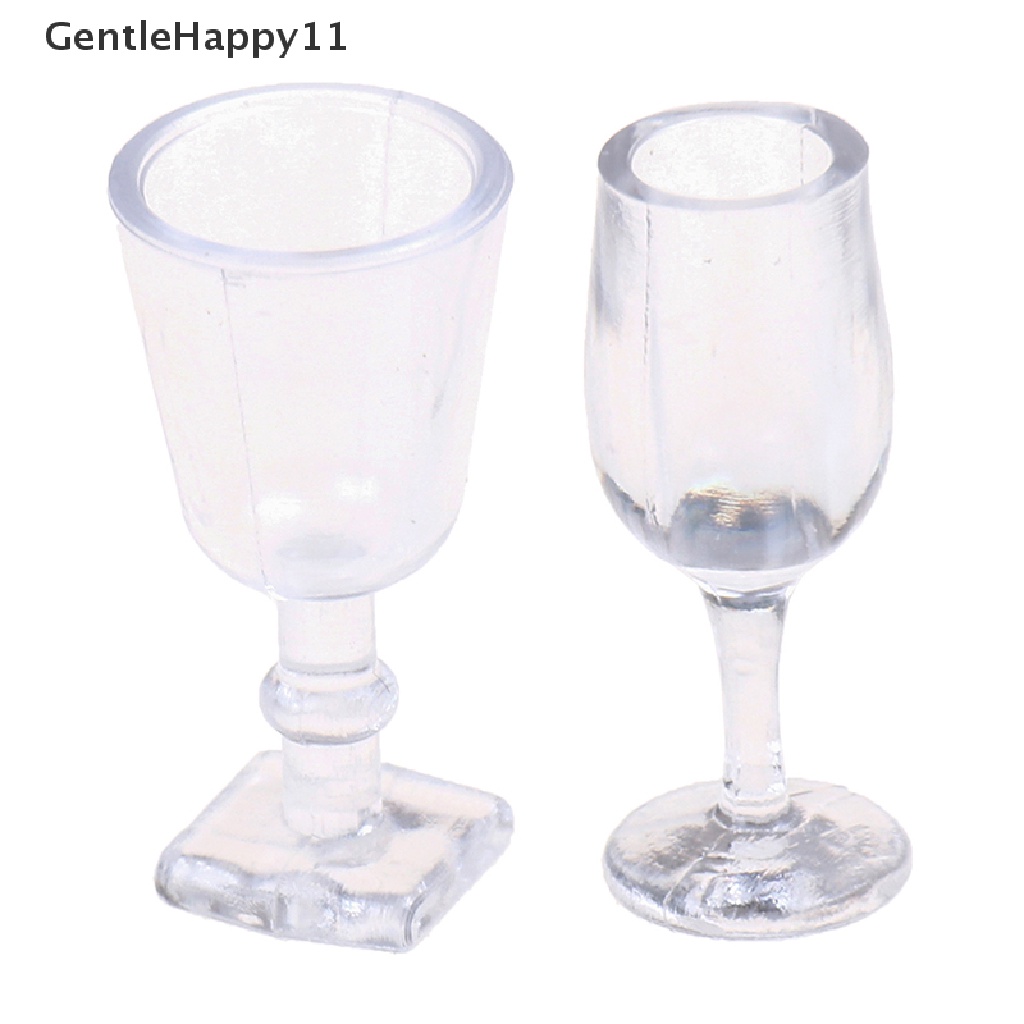 Gentlehappy1:12 Skala 4pcs/lot Cangkir Peralatan Makan set Rumah Boneka Miniatur Mainan id