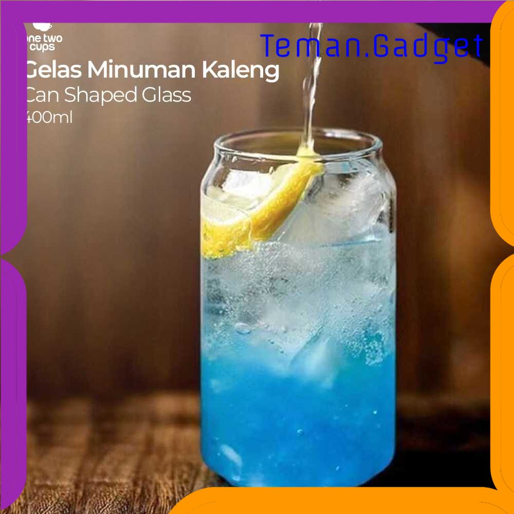 TG -  DPR One Two Cups Gelas Minuman Kaleng Can Shape Glass 400ml - CXX186