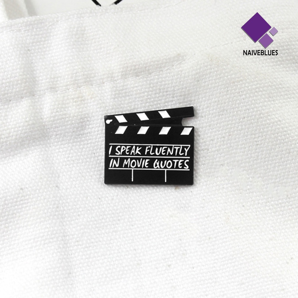 &lt; Naiveblues &gt; Kreatif Film Tepuk Enamel Bros Pin Unisex Jaket Kerah Lencana