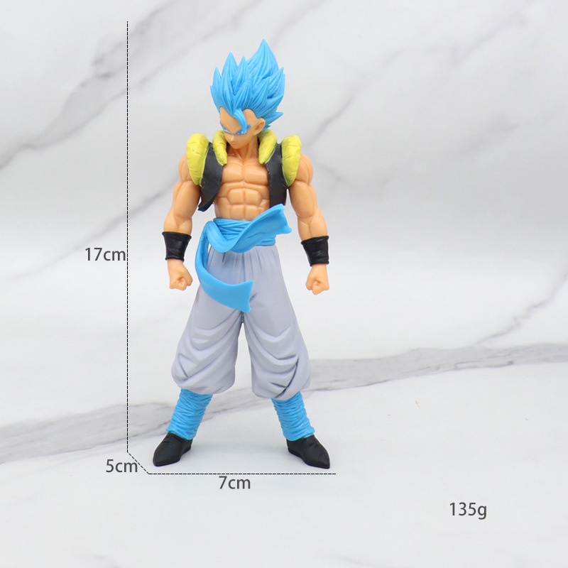 17 cm Anime Dragon Ball Vegeta Action Figure Goku Super Saiyan Gotenks Model Boneka Dekorasi Hadiah Mainan Anak