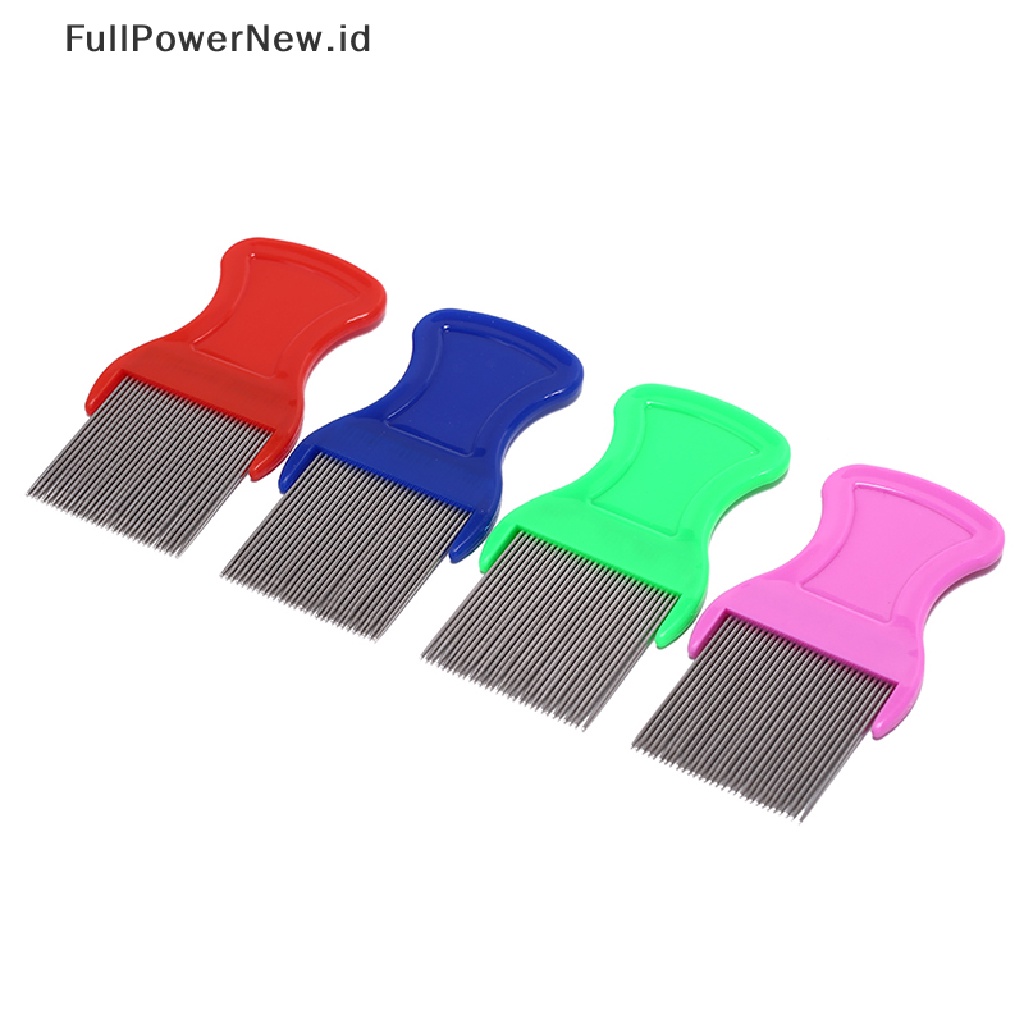Power Sisir stainless steel Untuk Kutu Kepala Deteksi Kutu Hewan Peliharaan Anak cootie comb ID