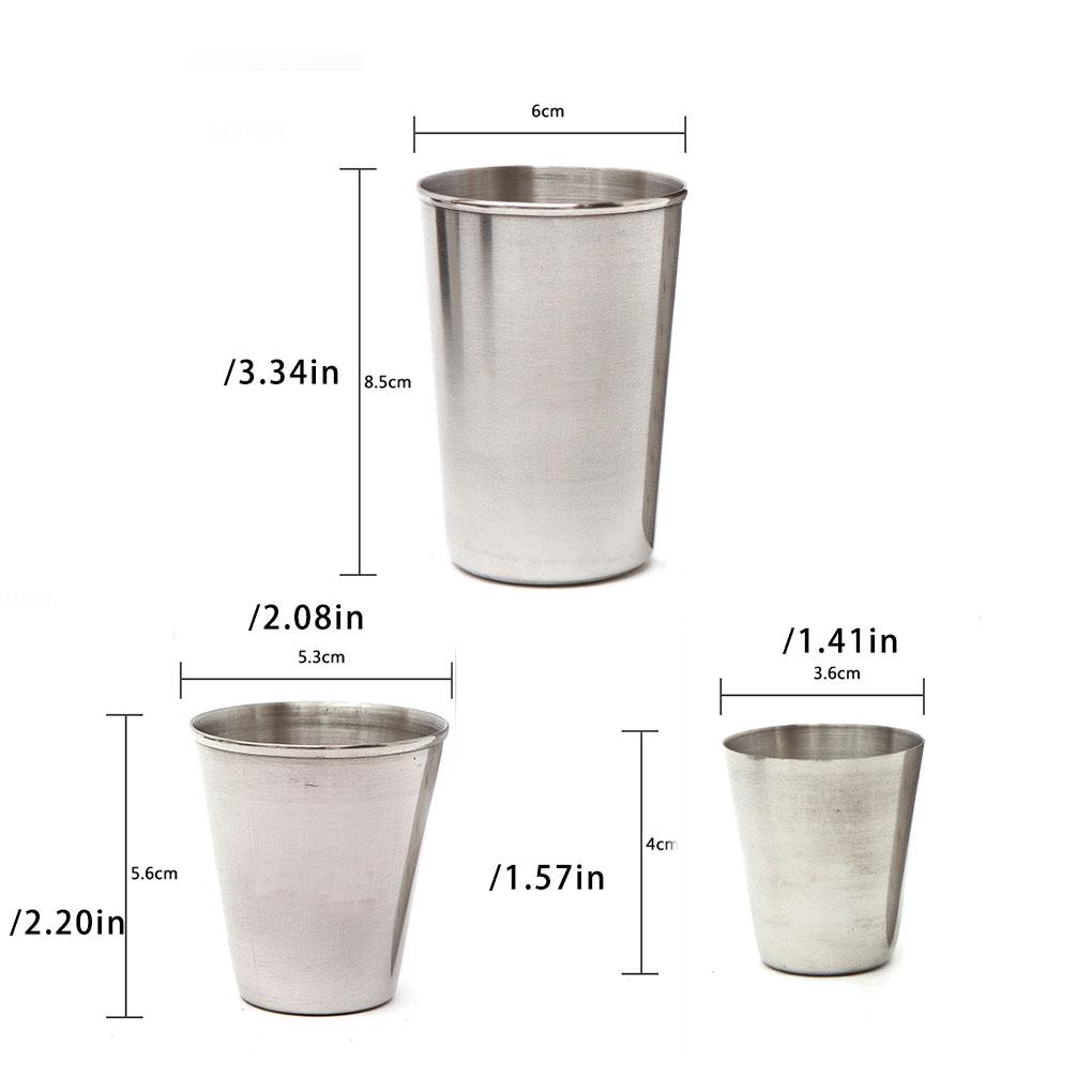 4buah Cangkir Perjalanan Portabel Dapat Digunakan Kembali Dapat Dicuci Camping Piknik Jus Minuman Botol Air Minum Aksesoris