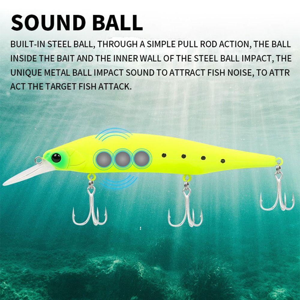 TOP Umpan Ikan Kecil Tenggelam Multicolor Crankbaits Striped bass Minnow Lures