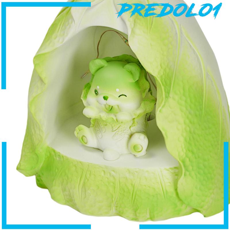 [Predolo1] Lampu Tidur Anjing Patung Resin Modern Portable Kamar Tidur Bayi Sayur Dog Lamp