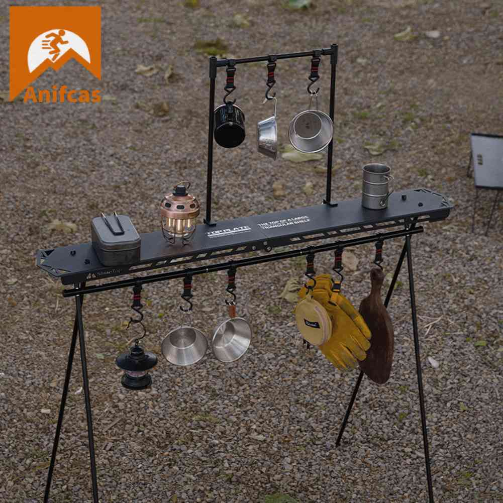 Shinetrip Rak Gantung Camping Piring Aluminium Alloy Camping Piknik Stand Bracket