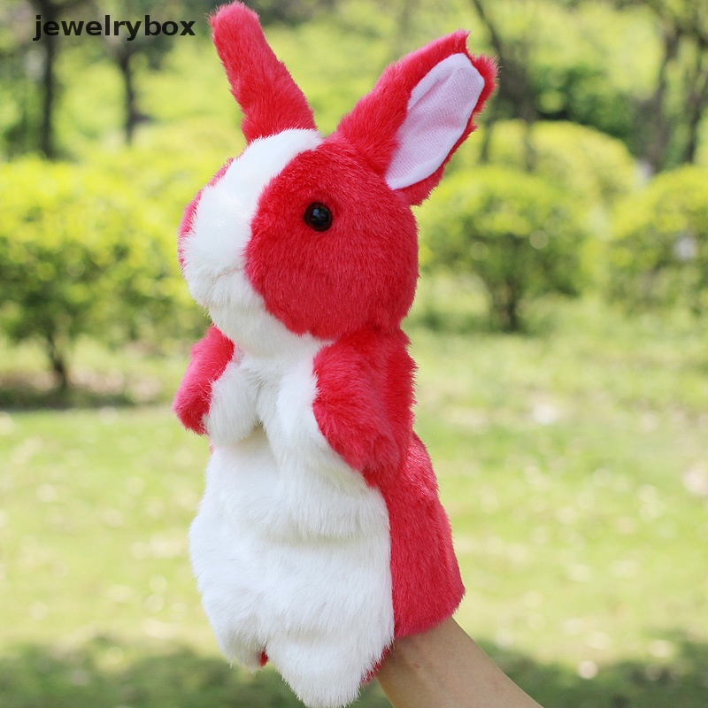 [jewelrybox] 1pc2023boneka Kelinci Tahun Baru Kartun Kelinci Tangan Wayang Mainan Mewah Boneka Jari Kelinci Lucu Bermain Peran Bercerita Boneka Kain Mainan Edukasi Untuk Anak Kids Boutiq