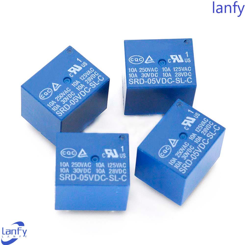 Lanfy Modul Relay Power 5-pin Srd-03Vdc-Sl-C Srd-09Vdc-Sl-C Srd-12Vdc-Sl-C 10a-c-lc 250v