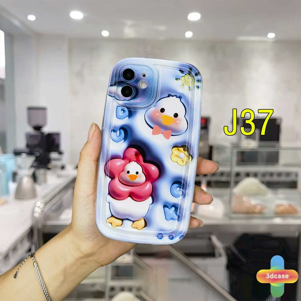 Case Samsung A22 A03S A50 A32 A14 A13 A23 A52 A12 A03 A04 A04S A02S A20 A50S A30S A52S A30 M12 M22 M32 A125 A14 LTE A13 Lie A037F F12 M04 M10S M02S A025 A205 A305 F02S Y22S Y20I Y12S Y17 Y15 Y15S Cute Duck Soft Airbag Soap Case