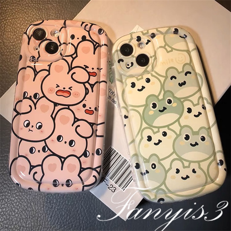 Redmi A1 Plus 10C 10A 10 9 9A 9C 9T Note 11 Pro+ 11s 11 10s 10 9s 9 Pro Poco X3Pro X3NFC Mi 11 Lite Casing Ponsel Sabun Kodok Kelinci Lucu TPU Bening Soft Cover