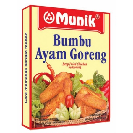

MUNIK Bumbu Ayam Goreng 180g | Deep Fried Chicken Seasoning - SKU2