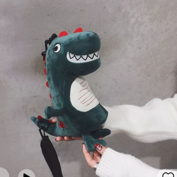 Tas dinosaurus Tirex selempang tas boneka dinosaurus tirex selempang