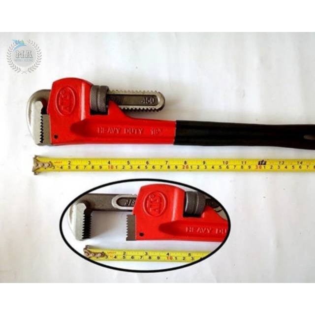 KUNCI PIPA 18 INCH / KUNCI MONYET / KUNCI BETET / PIPE WRENCH / KUNCI PIPA LEDENG