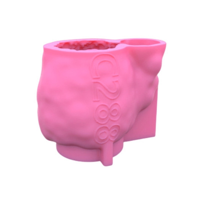 Sa Artis Gypsum Pot Bunga Silikon Resin Cetakan Epoxy Resin Casting Mold Succulent Vas Cetakan Semen Holder Mold