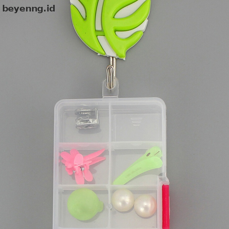 Beyen Plastic10 Slot Adjustable Kotak Penyimpanan Perhiasan Case Craft Organizer Beads ID