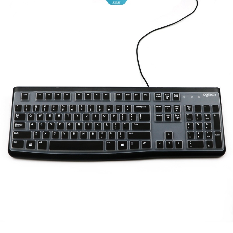 1pcs Cover Pelindung Film Keyboard Ultra-Tipis Tahan Air Dan Debu Dapat Dilepas Dan Dicuci Untuk Nomor Model Logitech MK270R K270 MK295 Film Keyboard Komputer 15inch [ZK]