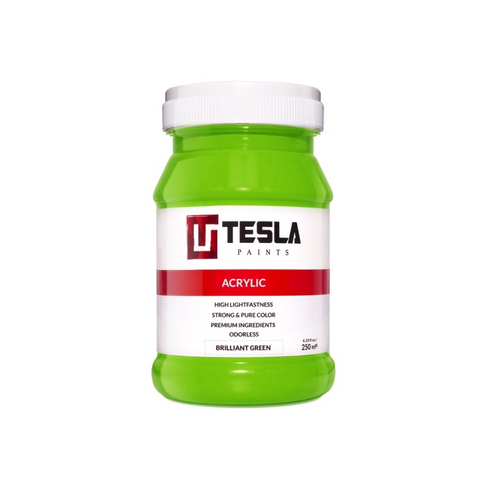 

Tesla Paints - Acrylic Paints / Cat Akrilik 250ml - Napthol Red