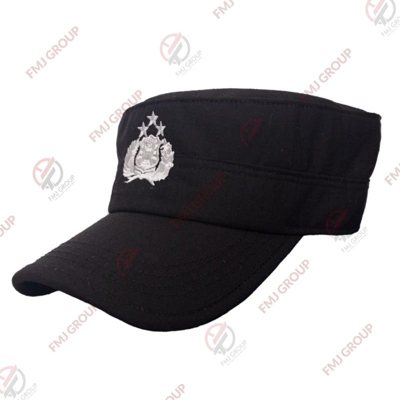 Topi Komando Coklat BINTARA Polri / Topi Komando Bintara