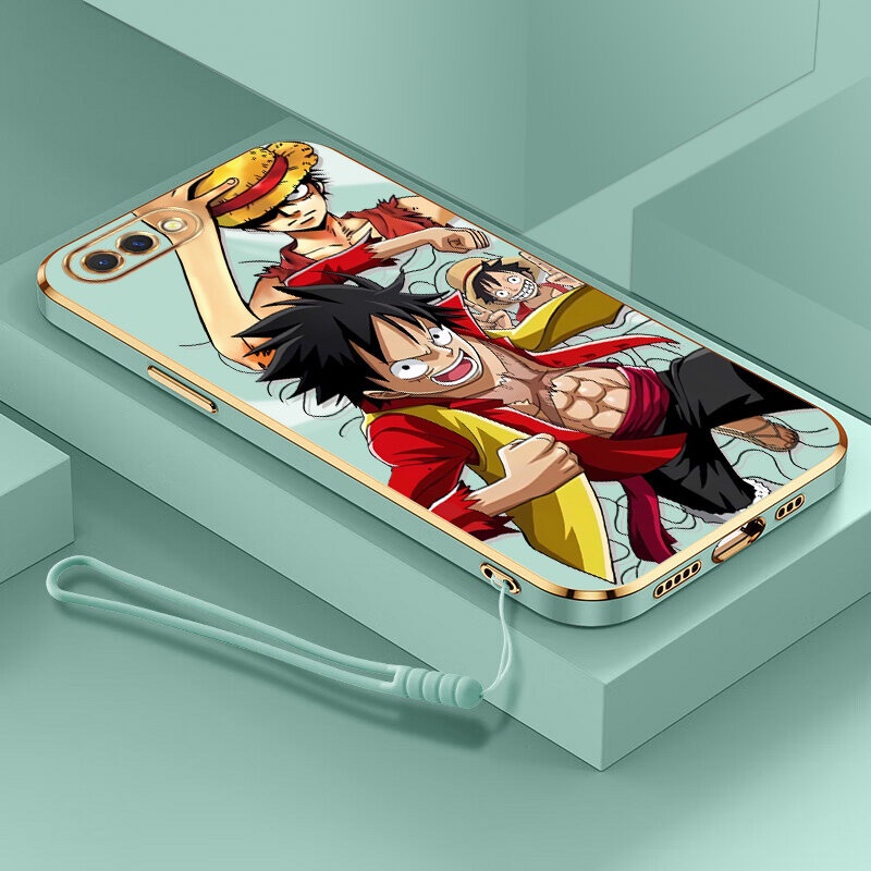 Case For Realme C3 12 15 25 25S 20 20A 21Y 25Y Narzo 20 30A C11 2020 2021 One Piece Anti-Fall Phone 