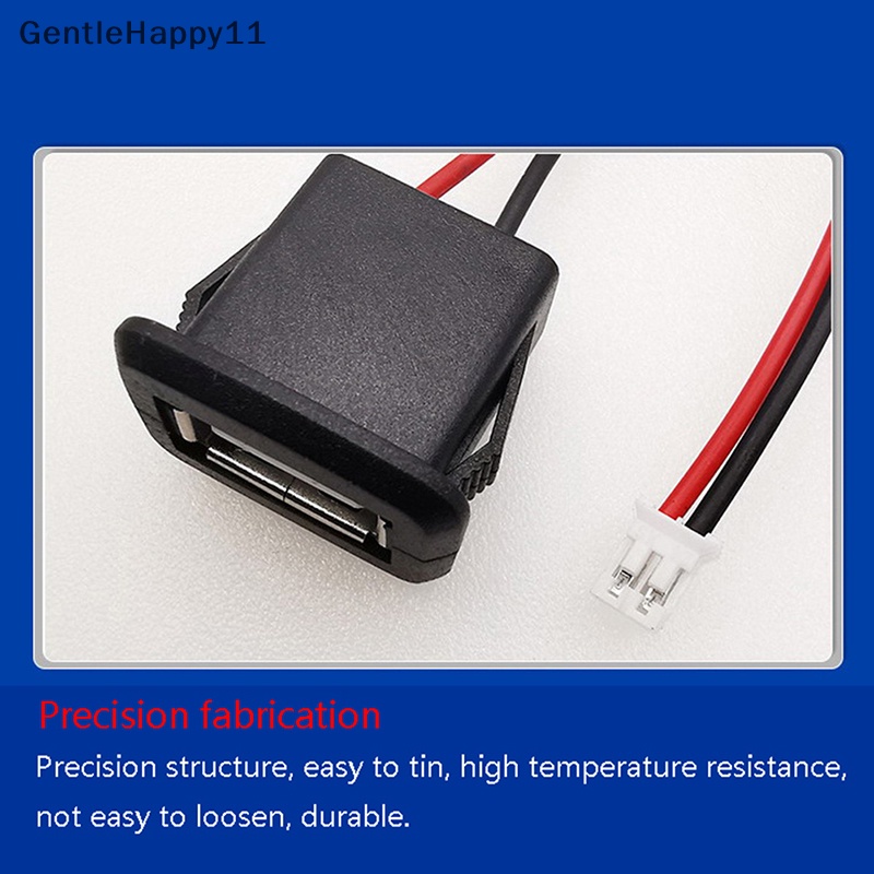 Gentlehappy USB2.0 Female Power Jack Charging Port Connector Dengan Kabel USB Charger Socket id