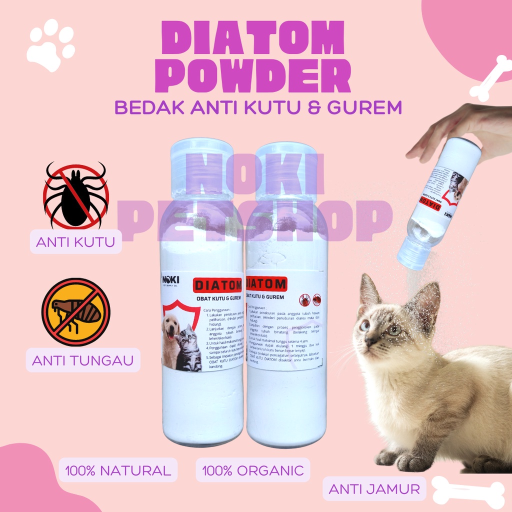 [BISA COD] BEDAK KUTU UNTUK KUCING BEDAK AMAN TERJILAT PENGHILANG KUTU PALING AMPUH AMBYAR BEDAK PENGHILANG KUTU MURAH DAN AMPUH SEKALI 2 BULAM KITTEN AMBYAR DORIS KELINCI JAMUR ANJING GROOMING SCABIES WANGI CAT POWDER ANTI FLEA TICK TALCUM