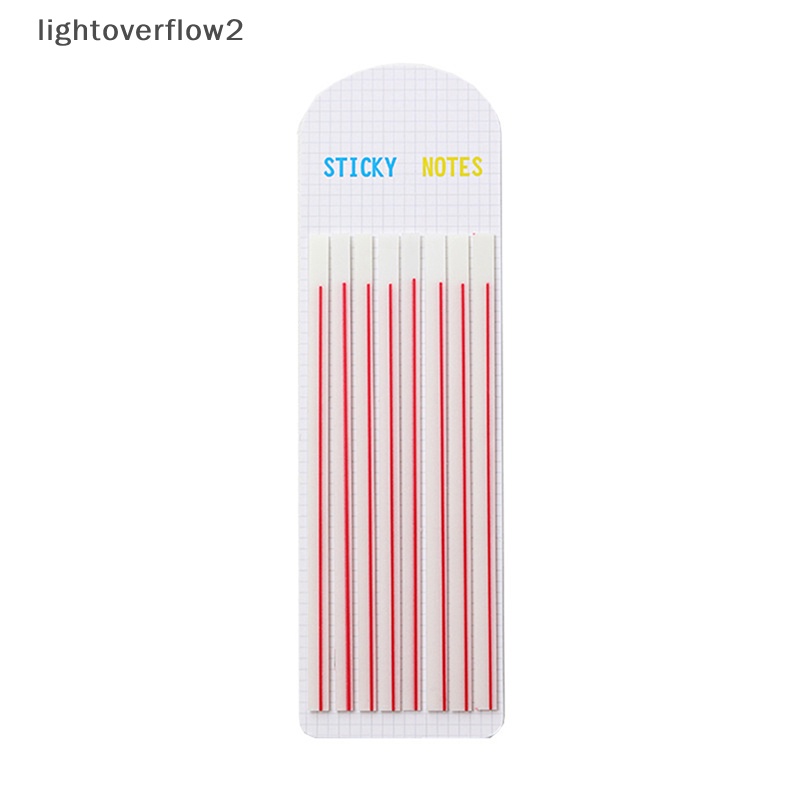 [lightoverflow2] 160lembar Transparan Neon Indeks Tab Bendera Sticky Notes Pads Clear Notepad Waterproof Memo Pad Alat Tulis Kantor Sekolah [ID]