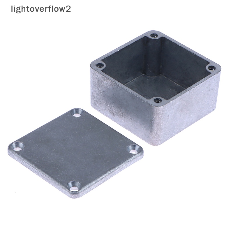 [lightoverflow2] Aluminium Enclosure Electronic Diecast Stompbox Project Box 1590LB 50 * 50 * 3mm [ID]