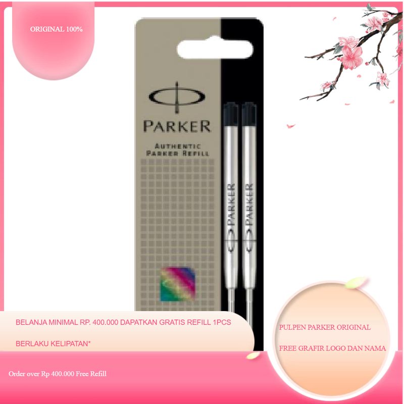 

Parker Refill Ballpoint Black M Double Blister