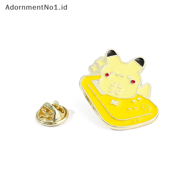 [AdornmentNo1] 1pc Bros Peripheral Anime Pikachu Lucu Lencana Kartun Aksesoris niche premium [ID]