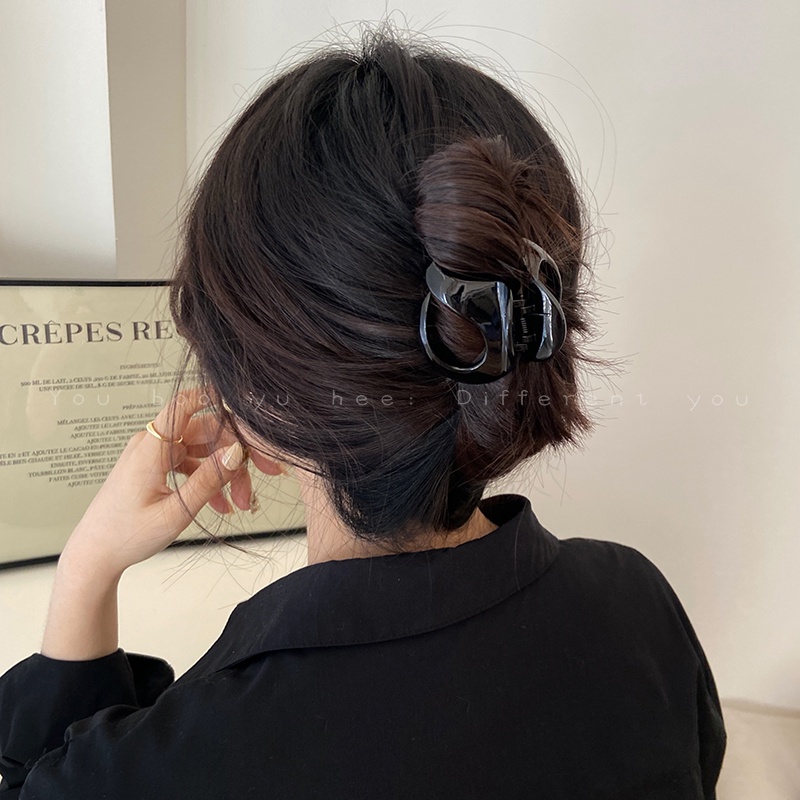 Vintange Jepit Rambut Bahan Akrilik Hairclip Hiasan Kepala Aksesori Rambut Untuk Wanita Perempuan