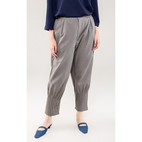 AUMONE Bottom Pleats Pants - Navy