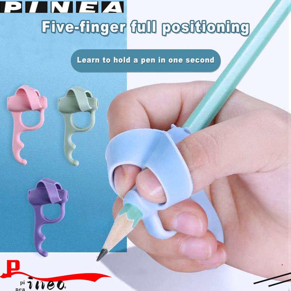 Nanas Silikon Pensil Grips Alat Tulis Siswa Ergonomis Training Grip Holder