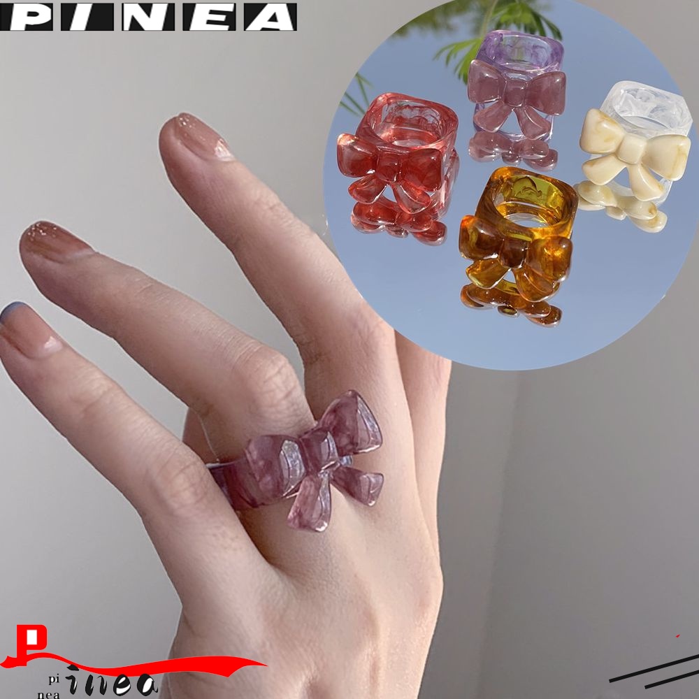 Cincin Nanas Multicolor Aksesoris Fashion DIY Busur