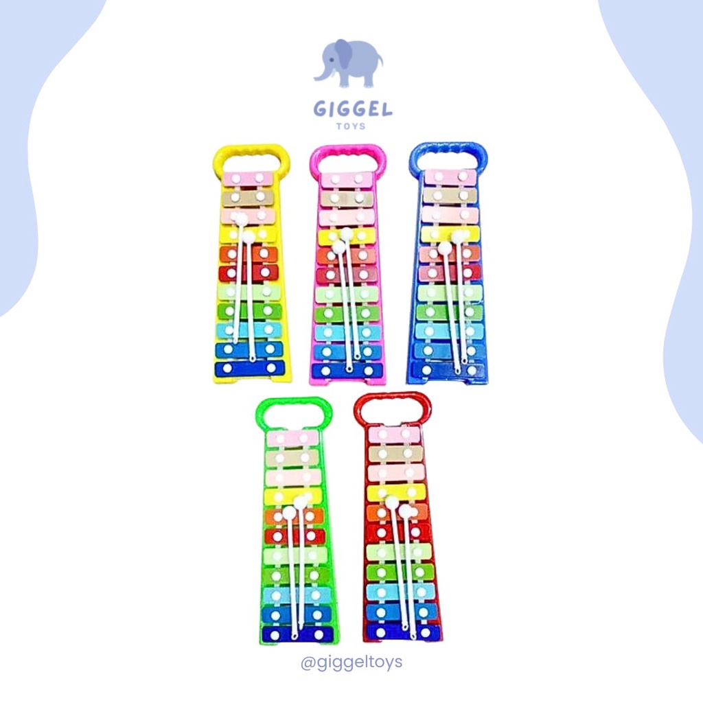 [ Giggel ] Kids Xylophone / Funny Xylophone Mainan Music / Mainan Edukasi Musik Anak / Xylophone Ukuran 30cm
