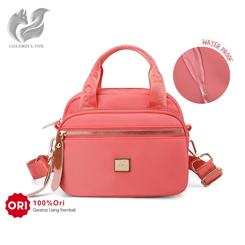 Tas Selempang Wanita COLORFUL FOX 2209 Sling Bag Wanita Anti Air WATCHKITE WKOS