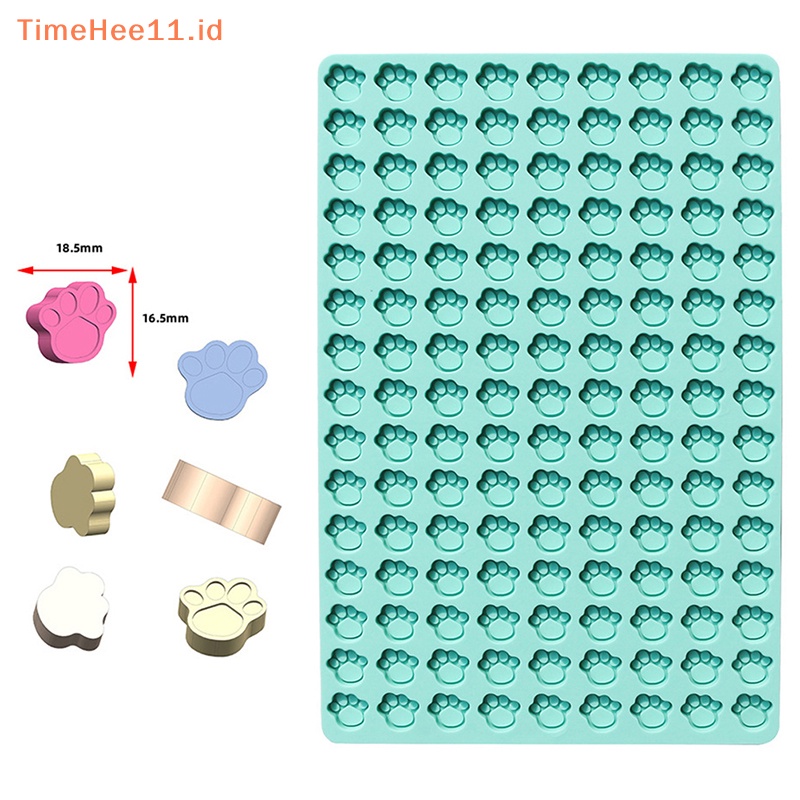 Timehee 1Pc Non-Stick Baking Mat Silicone Mats Lembaran Bakeware Cetakan DIY Cookies Mold ID