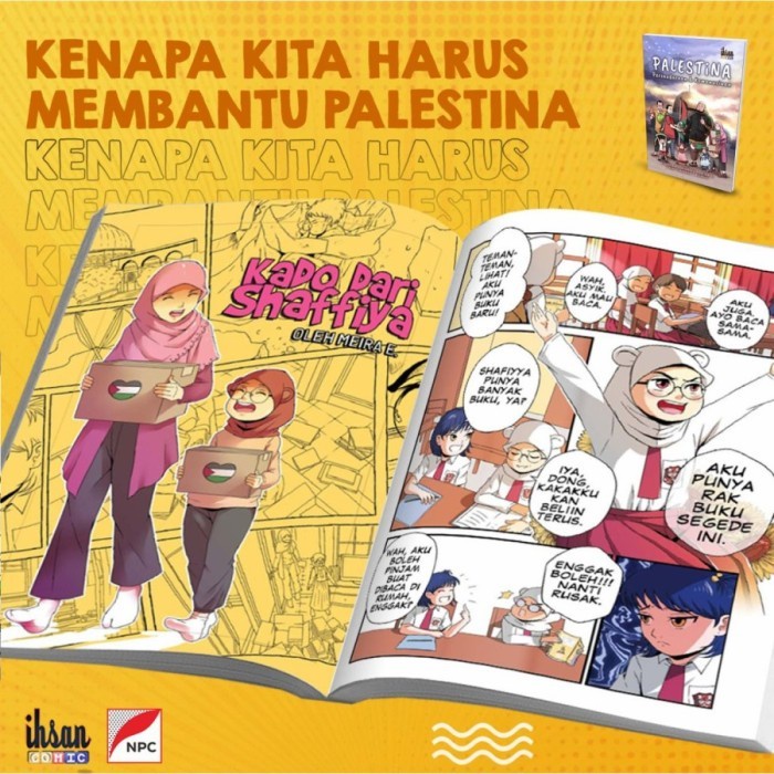 Komik PALESTINA PERSAUDARAAN &amp; KEMANUSIAAN