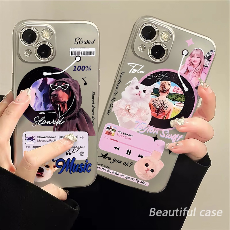 Lucu Kupon Electroplate Case Kompatibel Untuk IPhone Casing14 13 12 11 Pro XS Max XR X8 +7 6S Plus Mini Lembut TPU Silikon Shockproof Phone Cover