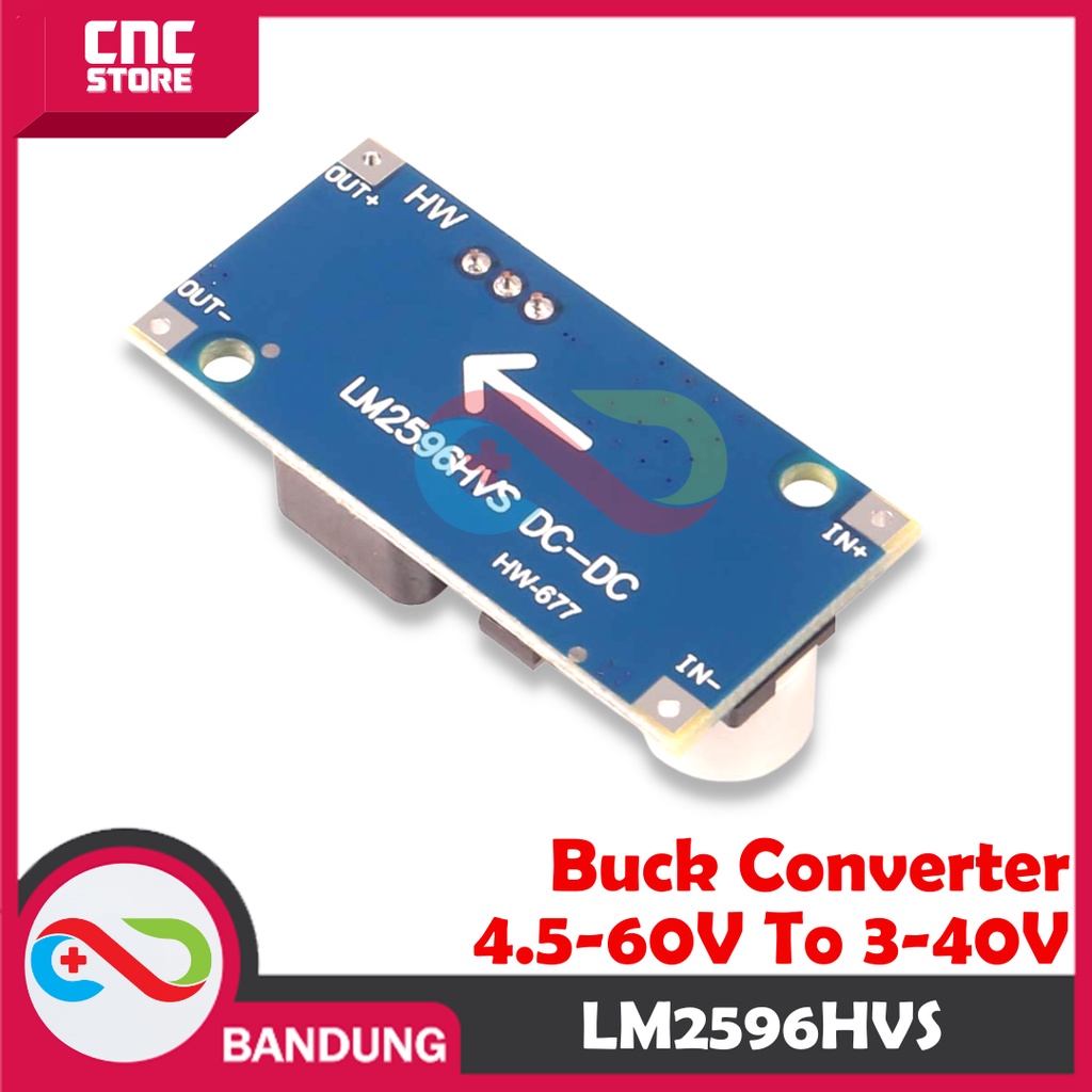 LM2596HVS 4.5-60V TO 3-40V STEP DOWN MODULE BUCK CONVERTER