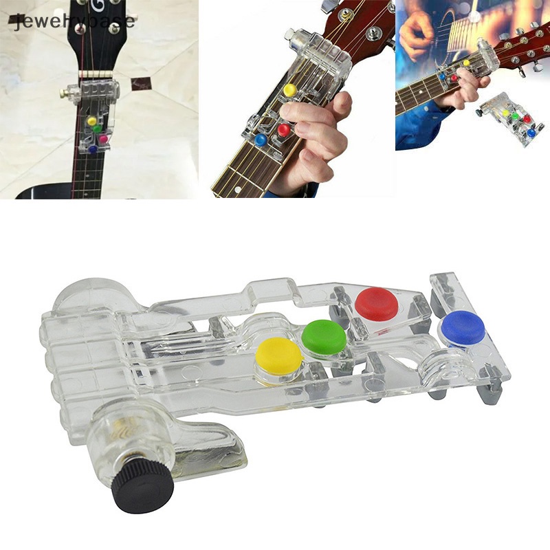 [jewelrybase] Anti Nyeri Finger Cots Asisten Gitar Chord Buddy Alat Bantu Mengajar Belajar Gitar  Butik