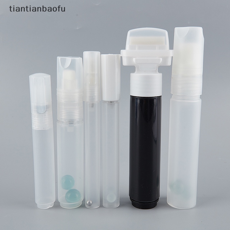 [tiantianbaofu] Batang Pulpen Kosong 3-30mm Barel Tabung Graffiti Pen Cair Kapur Penanda Diy Paint Pen Boutique
