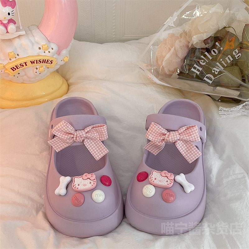 &lt;Cute Pink 6pcs&gt;crocs jibbitz crocs jibbitz Pesona crocs jibbitzs crocs clog jibbitz Gesper Sepatu Dekorasi Sepatu